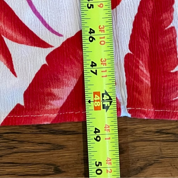 Vintage 90s R&K Originals Women’s 10 Floral Maxi Dress Gauze Stretch Fits 6 8 S - Picture 8 of 14